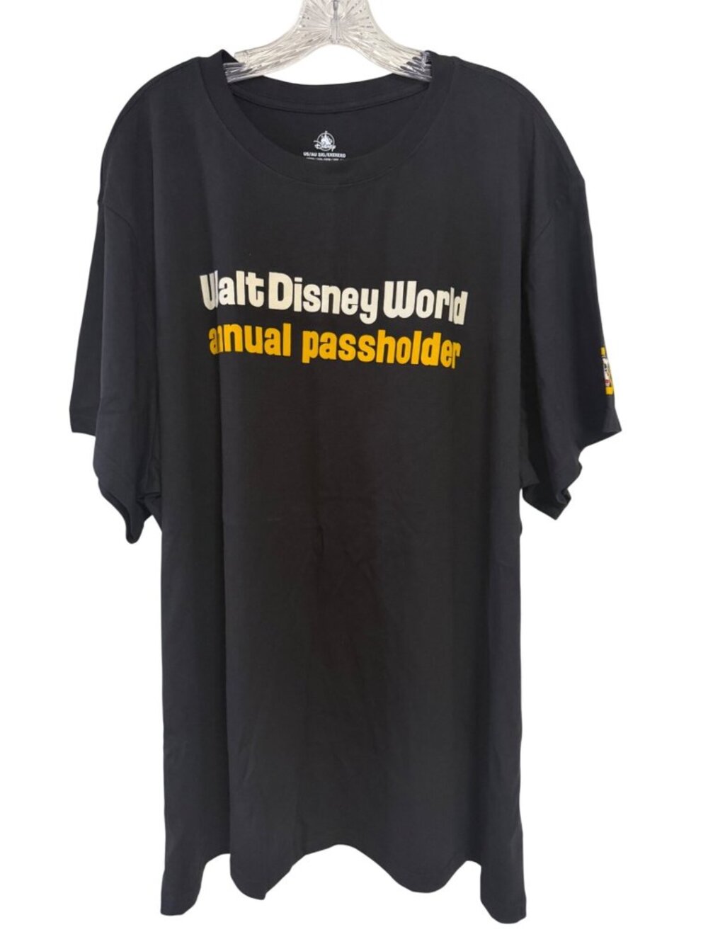 NWT Walt Disney World Annual Passholder T-Shirt Black Mickey Logo 3XL